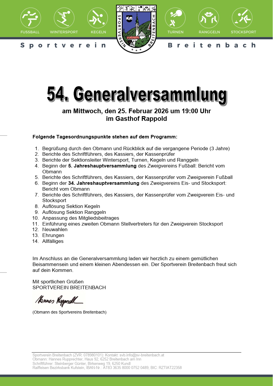 Aushang Generalversammlung 2026 WEB